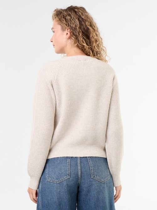 Cardigan in maglia grossa - Kiabi