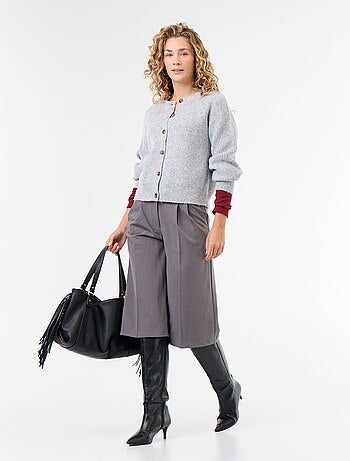 Cardigan in maglia grossa