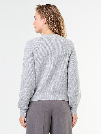 Cardigan in maglia grossa