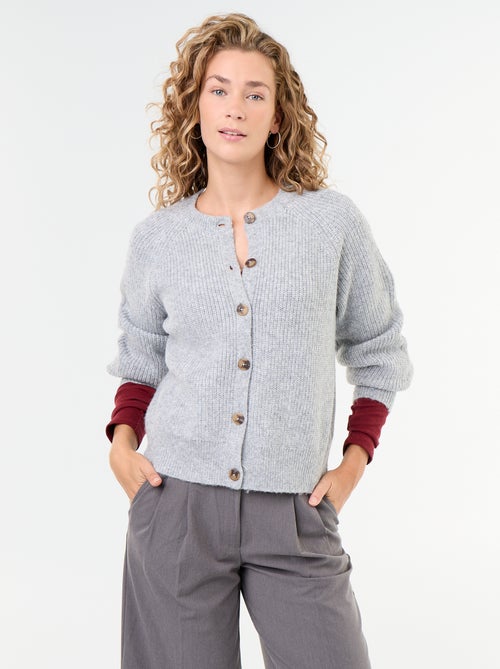 Cardigan in maglia grossa - Kiabi