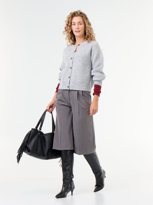 Cardigan in maglia grossa - Kiabi