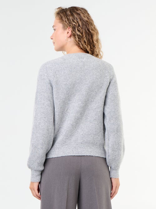 Cardigan in maglia grossa - Kiabi
