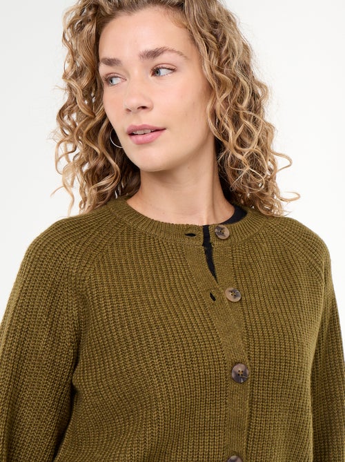 Cardigan in maglia grossa - Kiabi