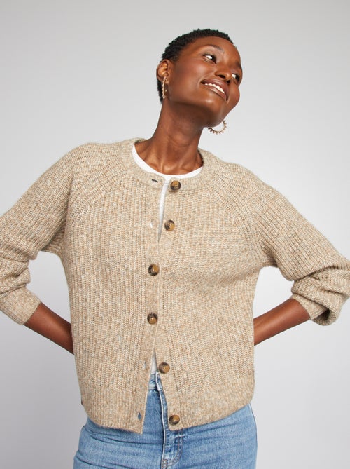 Cardigan in maglia grossa - Kiabi