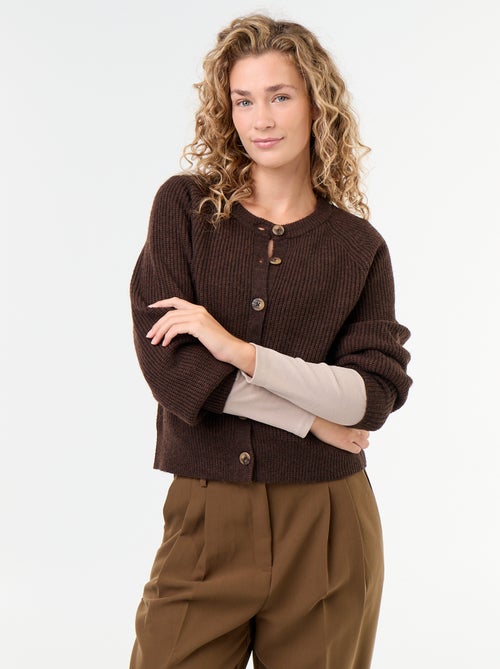 Cardigan in maglia grossa - Kiabi