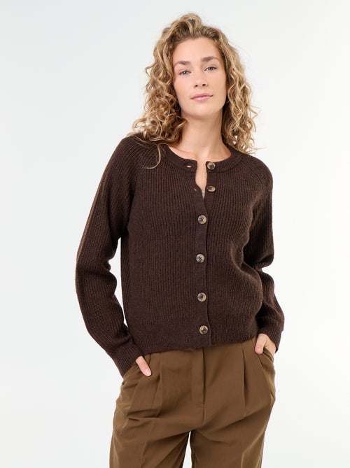 Cardigan in maglia grossa - Kiabi