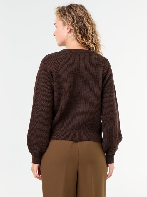 Cardigan in maglia grossa - Kiabi