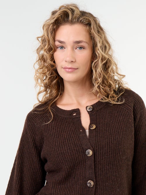 Cardigan in maglia grossa - Kiabi