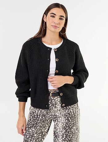 Cardigan in maglia grossa