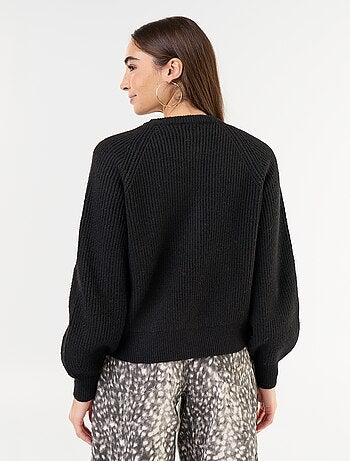 Cardigan in maglia grossa