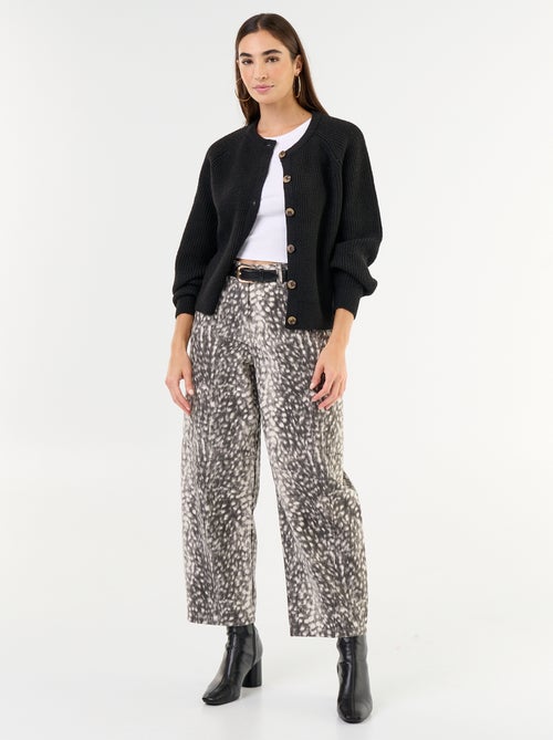 Cardigan in maglia grossa - Kiabi