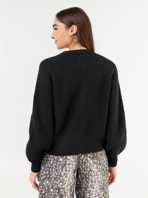 Cardigan in maglia grossa - Kiabi