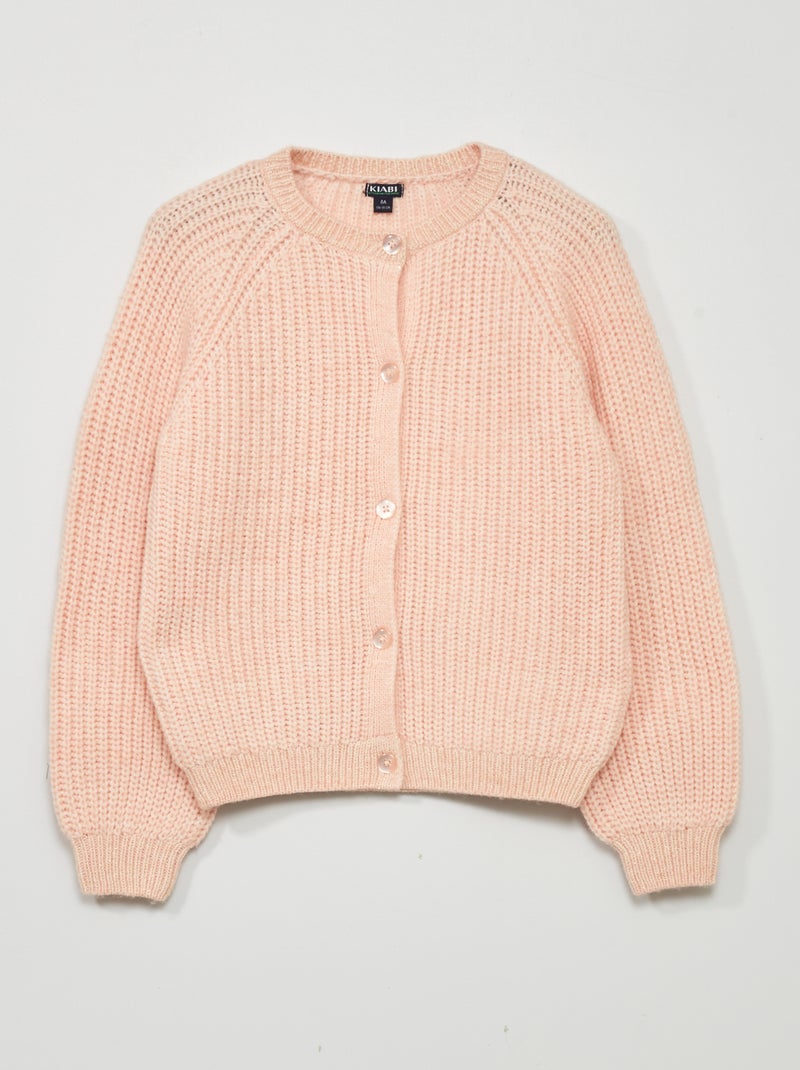 Cardigan in maglia grossa ROSA - Kiabi