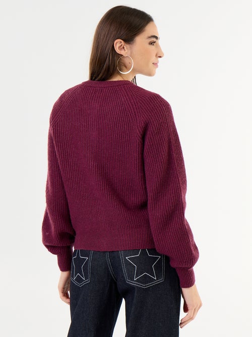 Cardigan in maglia grossa - Kiabi