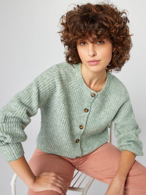 Cardigan in maglia grossa - Kiabi