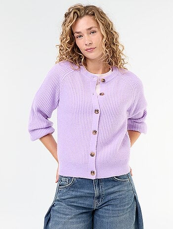 Cardigan in maglia grossa