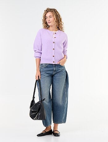 Cardigan in maglia grossa