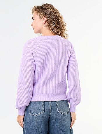 Cardigan in maglia grossa