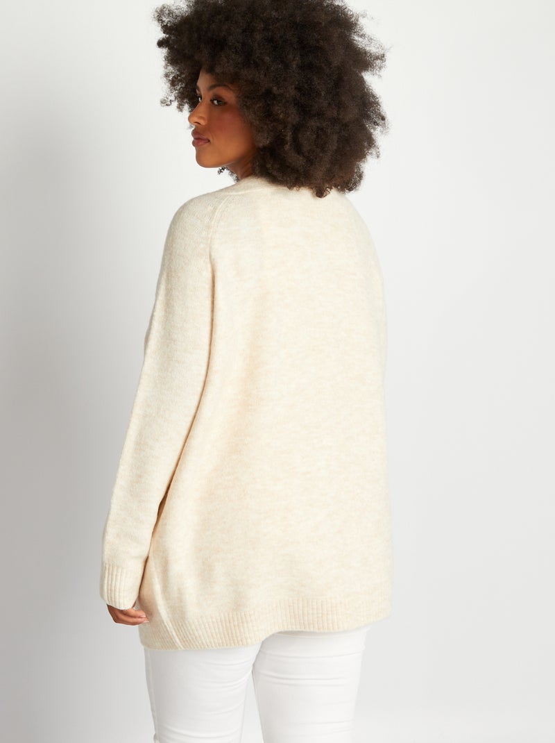 Pme Legend Giacca A Maglia Beige In Cotone Qa7 Taglia XL