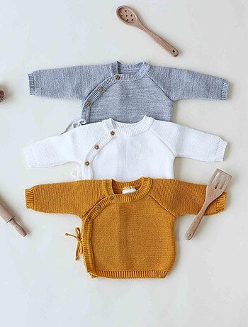Cardigan in maglia per neonato