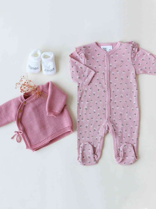 Cardigan in maglia per neonato - Kiabi
