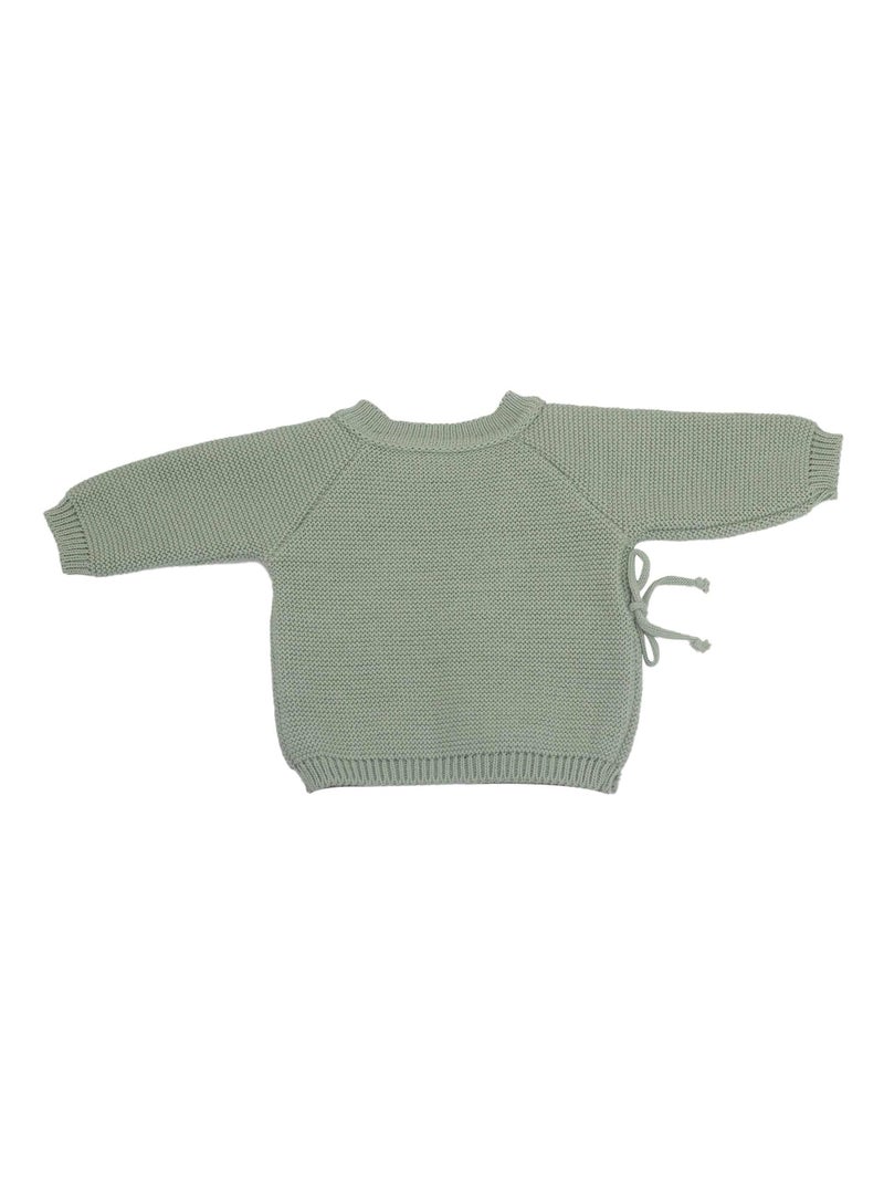 Cardigan in maglia per neonato Verde oliva - Kiabi