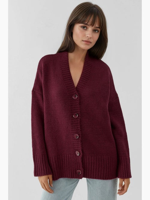 Cardigan in maglia spessa con scollo a v hiccup - Kiabi
