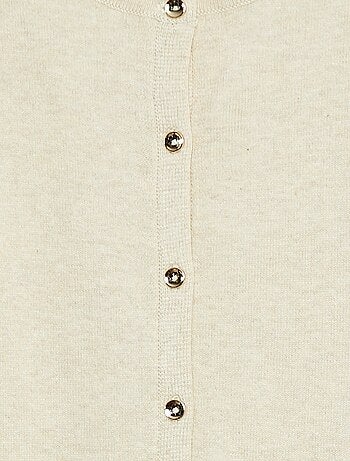 Cardigan in maglia tinta unita