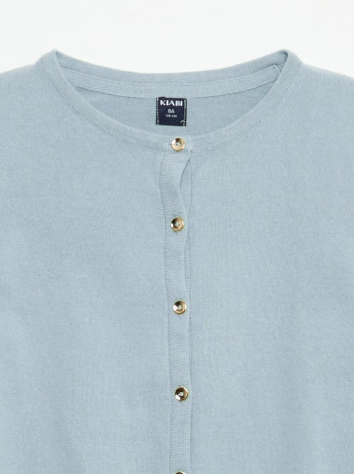 Cardigan in maglia tinta unita - Kiabi