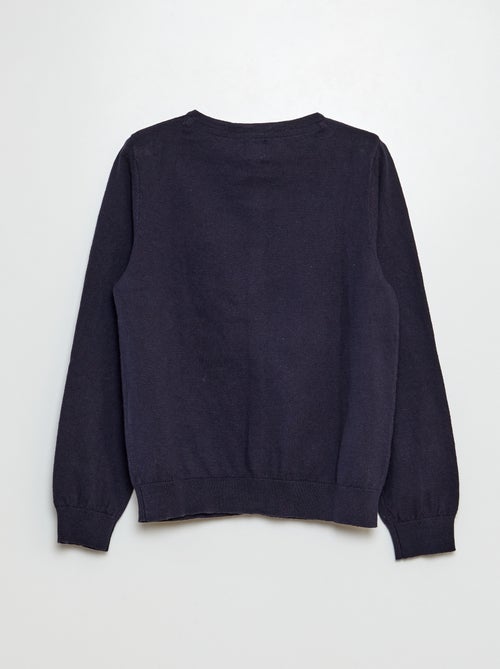 Cardigan in maglia tinta unita - Kiabi