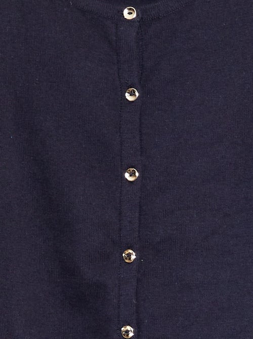 Cardigan in maglia tinta unita - Kiabi