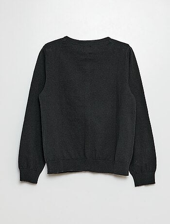 Cardigan in maglia tinta unita