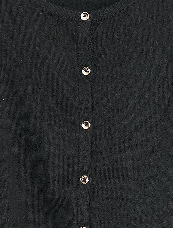 Cardigan in maglia tinta unita
