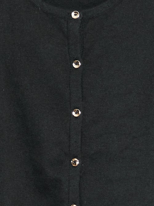 Cardigan in maglia tinta unita - Kiabi