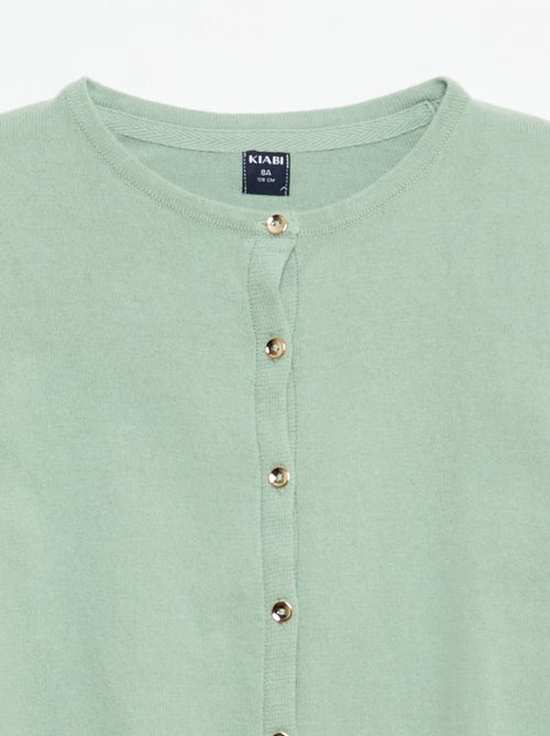 Cardigan in maglia tinta unita - Kiabi