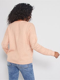 Cardigan in maglia traforata - Kiabi