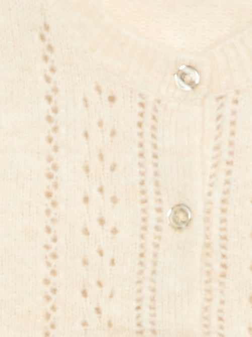 Cardigan in maglia traforata - Kiabi