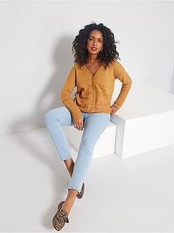 Cardigan in maglia traforata - Kiabi