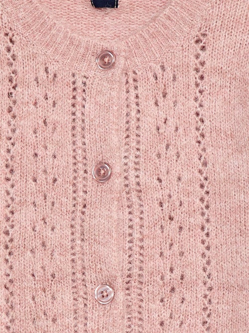 Cardigan in maglia traforata - Kiabi