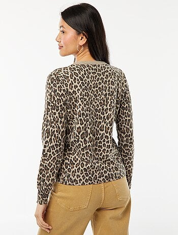 Cardigan in maglina gialla con bottoni