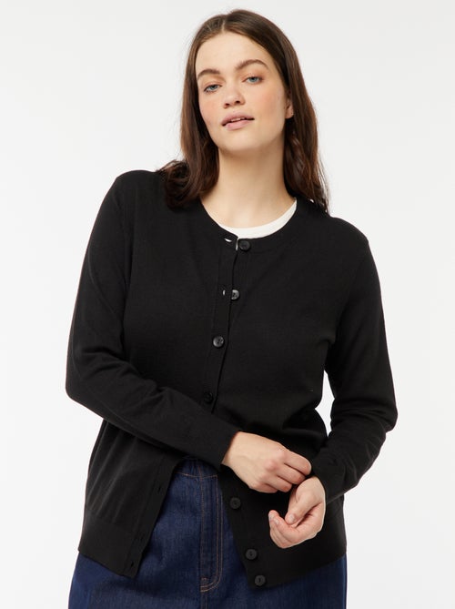 Cardigan in maglina leggera con apertura con bottoni - Kiabi