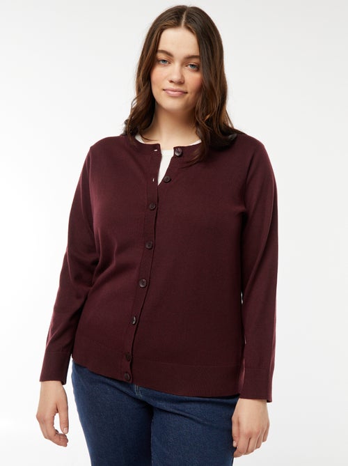 Cardigan in maglina leggera con apertura con bottoni - Kiabi