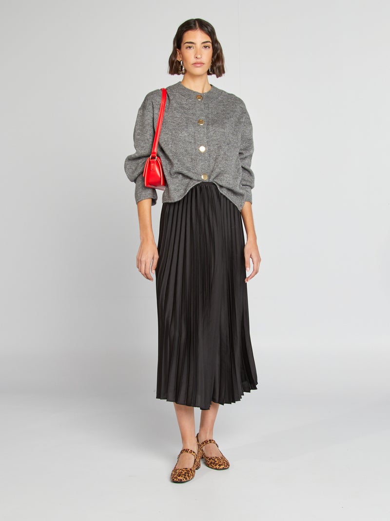 Cardigan in maglina leggera GRIGIO - Kiabi