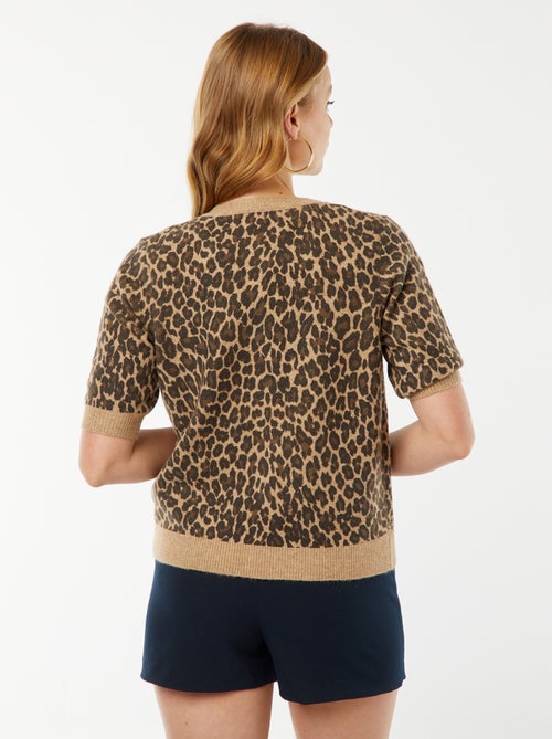 Cardigan in misto lana - Kiabi