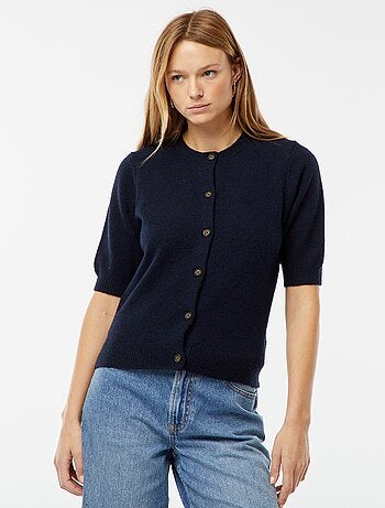Cardigan in misto lana
