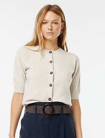 Cardigan in misto lana