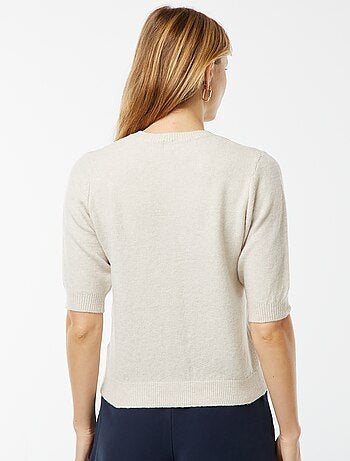 Cardigan in misto lana