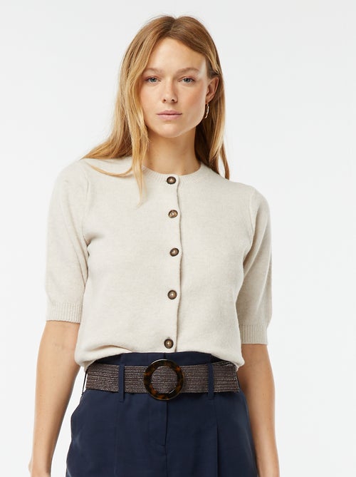 Cardigan in misto lana - Kiabi
