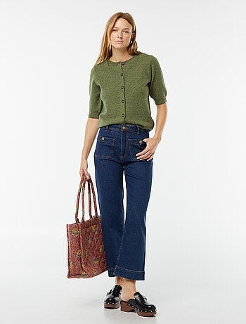 Cardigan in misto lana