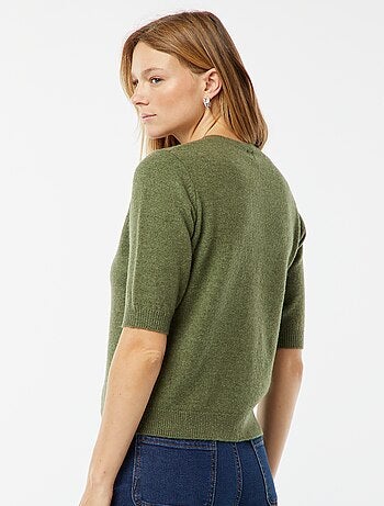 Cardigan in misto lana